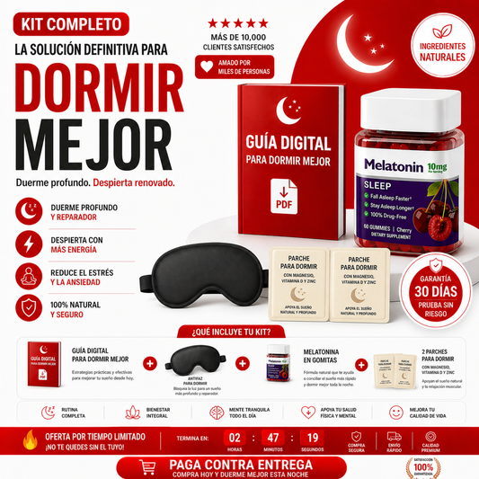 💤 Pack Anti-Insomnio: Duerme Profundo Desde Hoy