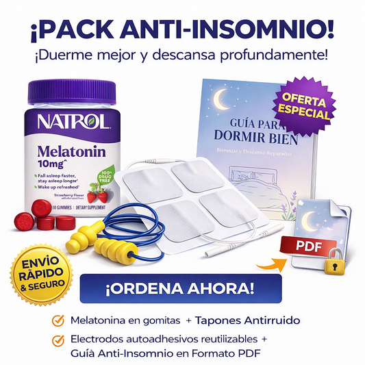 💤 Pack Anti-Insomnio: Duerme Profundo Desde Hoy