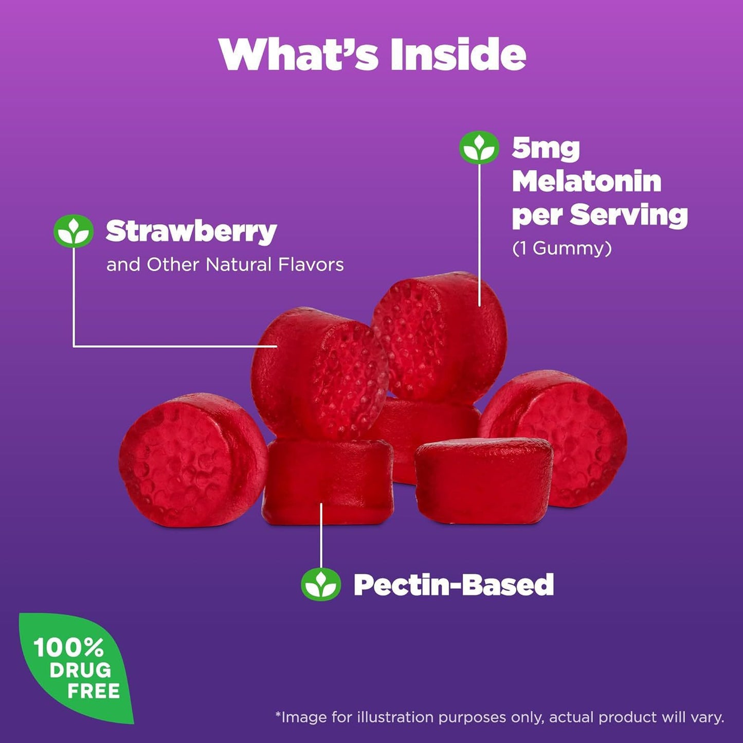 Melatonina en Gomitas 5 mg – Sueño Profundo y Relax Natural